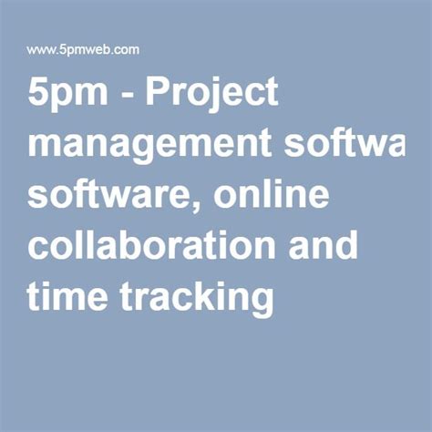 5pm project management|easy projects project management.